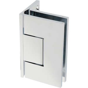 Abode Shower Hinges Wall to Glass (Offset)  Chrome