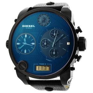 Watch: Diesel SBA Chronograph 4 Time Zone Watch DZ7127