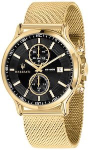 Maserati Epoca 42mm Gold Mesh Men's Watch R8873618007