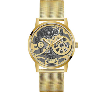 Guess Gold Tone Case Mesh Men's Watch GW0538G2