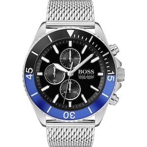 Hugo Boss Ocean Edition Black Dial Men's Watch 1513742