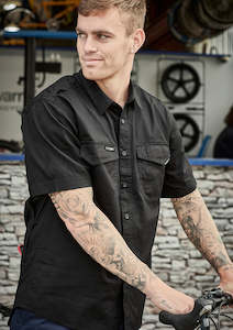 Shirts: Mens Rugged Cooling Short Sleeve Shirt