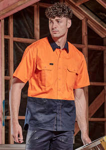 Shirts: Mens Hi Vis Short Sleeve Shirt