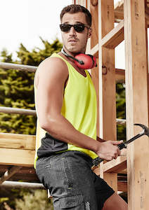 Polos Vests: Mens Hi Vis Squad Singlet