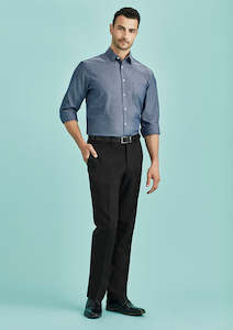 Biz Corporates Pants: Mens Cool Stretch Slimline Pant 70113 72 / Charcoal