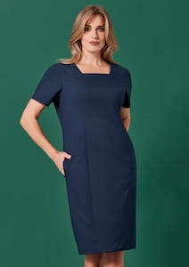 Womens Renew Short Sleeve Dress RD409L 4 / Navy Dusk