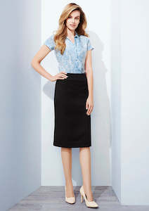 Womens Cool Stretch Relaxed Fit Lined Skirt 20111 4 / Charcoal