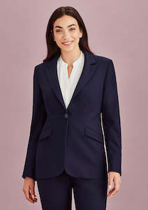 Biz Corporates Jackets: Womens Siena Longline Jacket 60717 8 / Marine