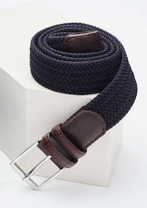 Biz Corporates Accessories: Unisex Casual Belt RA268U L / Navy/Brown