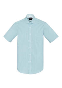 Mens Newport Short Sleeve Shirt 42522 S / Purple Reign