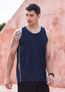 Mens Balance Singlet SG319M XS / Navy/Sky