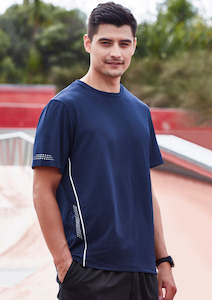 Biz Collection Tees: Mens Balance Short Sleeve Tee T318MS XS / Navy/Sky