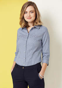 Womens Jagger 3/4 Sleeve Shirt S910LT 8 / French Blue