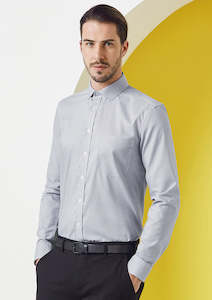 Biz Collection Shirts: Mens Jagger Long Sleeve Shirt S910ML 5XL / French Blue