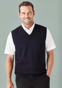 Mens Woolmix Knit Vest WV6007 XS / Charcoal