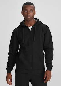 Biz Collection Hoodies Fleece: Mens Crew Zip Hoodie SW762M XL / Black