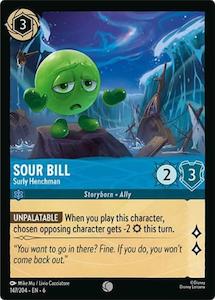 Hobby equipment and supply: Sour Bill - Surly Henchman (147/204) [Azurite Sea]