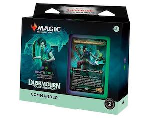 Hobby equipment and supply: Duskmourn: House of Horror - Death Toll Commander Deck