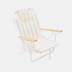 New Year: Luxe Beach Chair - Rio Sun Multi Stripe