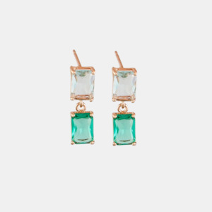 Earring Crystal Clara - Green