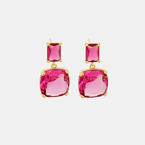 Earring Lisa Ruby Crystal