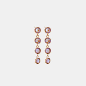 Earrings Crystal Rosalie - Rose Gold