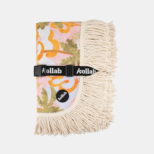 Kollab: Holiday Fringed Picnic Mat - Miami