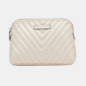 Positano Cosmetic Case - Pearl White