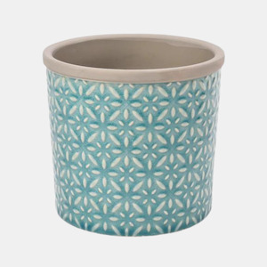 Plant Lovers: Glazed Pot - Tuscany Small Blue