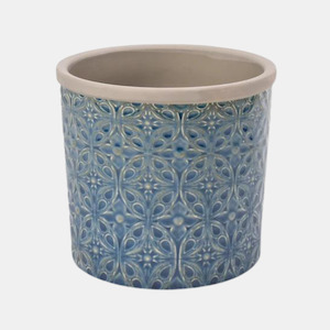 Plant Lovers: Glazed Pot - Porto Small Dark Blue