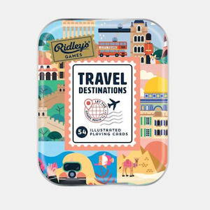 Travel Destinations Playing Cards