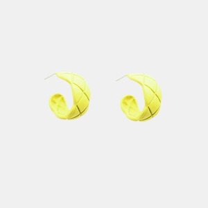 Neon Yellow Earrings