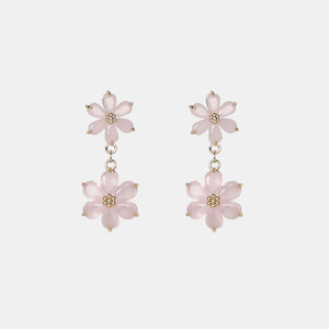 Earrings: Violet Earrings - Pink