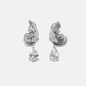 Earrings: Addison Earrings - Silver