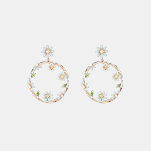 Daisy Earrings - Blue