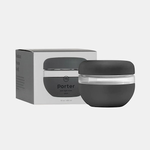 Porter: Seal Tight Glass Bowl Small - Charcoal