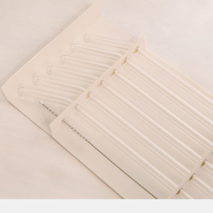 New Year: Reusable Glass Straws Set 6 - Bend Clear