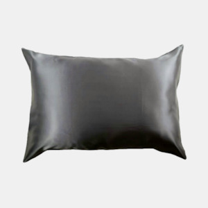 Looking After Ourselves Eachother: Silk Beauty Pillowcase - Charcoal