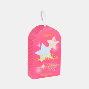 Hanging Soap Dome R'Berry Xmas Sparkles -Raspberry