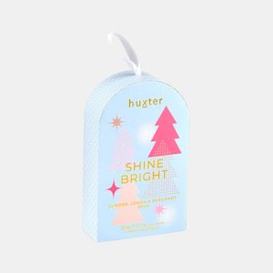 Hanging Soap Dome R'Berry Xmas Sparkles -Pale Blue