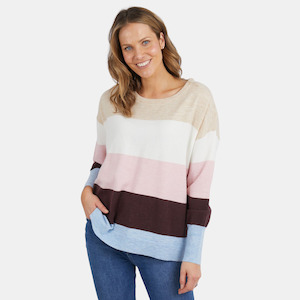 Sweaters Jackets: Nellie Stripe Knit