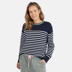 Sweaters Jackets: Portia Stripe Knit