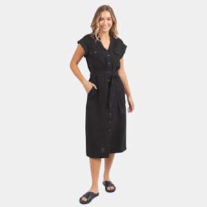 Harlow Midi Dress - Black