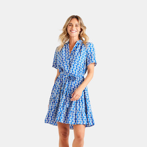 Port Douglas Dress - Foxy Blue