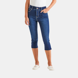 Camila Crop Jeans - Midnight Denim