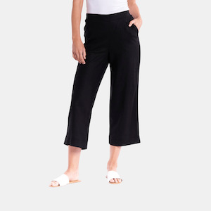 Parker Linen Pant - Black