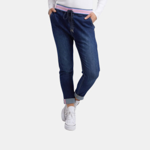 Arielle Denim Jogger - Indigo