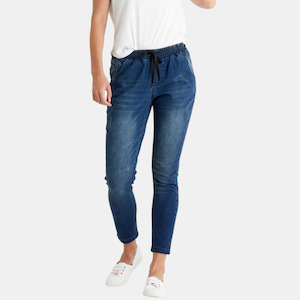 Trousers Pants: Jane Jogger - Bay Blue