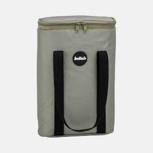 Kollab: Holiday Wine Cooler Bag - Khaki Black