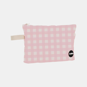 Holiday Wet Bag - Candy Pink Check